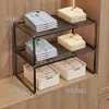 Zapatero de niveles ajustable para dormitorio, soporte para zapatos debajo del escritorio de estudiante, organizador de almacenamiento, estante de almacenamiento para zapatero en casa