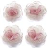 5cm Chiffon Sonho Multicamadas Duas Cores Brincos Grampo Acessórios DIY Sapatos e Chapéus Acessórios de Vestuário Decorações de Bolsas