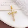 Colgante Transfronterizo Europeo y Americano Ins Personalizado Cruz DIY Accesorios de Joyería Hip-Hop Punk Retro Versátil Accesorios Más Vendidos