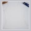 Camisola de algodón con hilo para mujer, fina, combinable, para uso interior y exterior, chaleco básico de cuello redondo para mujer, cómodo e informal