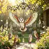 Novo sino de vento transfronteiriço anjo de Natal pingente decoração ornamento pendurado apanhador de sol