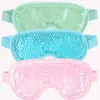 Máscara de Gel de Felpa de PVC Transfronteriza para Ojos Fría y Caliente Compresa de Hielo Enfriamiento Belleza Máscara para Ojos Sombreado Invierno Compresa Caliente Máscara para Ojos de Perlas de Hielo