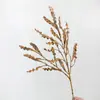 Retrô Europeu Cores de Outono Plantas Verdes Grama Ondulada Modelo de Quarto de Hotel Buquê de Flores Artificiais Galhos Secos Estilo Wabi-Sabi Flores Falsas Flores Secas de Imitação