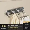 Gancho de Ventosa Baño Pared Multi-gancho Sin Taladrar Fuerte Carga Behind Door Hook Perchero Detrás de la Puerta Estante de Almacenamiento