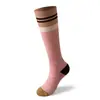 Calcetines de Compresión Deportiva para Pantorrilla con Base de Toalla Absorbente de Sudor Calcetines Coloridos para Mujer