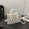 Moda Cereja Fresca e Estilosa 2026 Nova Tendência Bolsa de Mão Doce de Grande Capacidade e Bolsa Quadrada Pequena Transversal para Mulheres