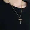 Amazon nuevo collar de cruz de moda Accesorios de colgante con forma de clavo punk hip hop para hombre europeo y americano