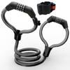 Candado Portátil para Bicicleta, Candado Antirrobo para Puerta, Candado de Combinación para Bicicleta de Montaña, Candado de Cable, Candado Específico para Bicicleta, Candado para Casco
