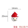 Serie Navideña Yqt Juego de Juguetes de Comida en Miniatura Accesorios DIY de Resina Hombre de Nieve Hombre de Jengibre Mini Escena Adornos Festivos
