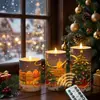 Velas Electrónicas, Luces LED Artificiales de Atmósfera Navideña, Accesorios de Decoración Sin Humo para Cumpleaños y Bodas, Luces de Plástico Recargables