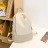 Nova Bolsa Estilo College Americano Simples para Estudante Universitário, Mochila Versátil para Sair, Bolsa de Ombro Casual de Grande Capacidade
