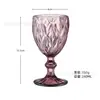 Taza de Beber de Vidrio con Relieve Colorido Estilo Retro Taza de Enjuague Bucal de Hotel Taza de Lavado Taza de Jugo Venta Directa de Fábrica Cristal