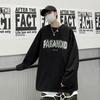 Playera de manga larga de algodón pesado para hombre, otoño, estilo ins de Hong Kong, marca de moda, camisa básica, callejera, holgada, versátil, cuello redondo, top