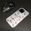 Adequado para Apple 16Promax Mobile Phone Case Iphone14 Creative 13 Novo Estilo 12 Laço Rosa Recortado Kt Cat