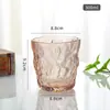 Copo de Whisky, Copo de Cerveja, Copo com Padrão de Geleira Colorido, Copo Colorido, Copo de Celebridade da Internet, Copo de Água de Vidro