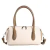 Nova Bolsa Almofada com Padrão de Lichia 2026 para Mulheres, Bolsa de Mão High-End Color Block, Bolsa Pequena Simples e Versátil de Ombro Transversal