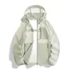 Ropa de protección solar para exteriores estilo montaña [Mariposa de Hielo] del mismo modelo de TuoLu para mujer, ropa de protección solar ligera de verano para pareja para hombre