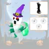 Decoraciones de Ventana de Fantasma para Halloween Inflable Estación Independiente Transfronteriza Venta Caliente Festividad Prop para Exterior del Hogar