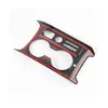 Adequado para Audi 21 A3L porta-copos moldura decorativa apoio de braço porta-copos assento anel brilhante modificação peça decorativa fibra de carbono