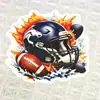 Parches de fútbol americano transfronterizos, llaveros deportivos DIY personalizados de moda, parches acrílicos