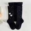 Medias de Rejilla para Niña con Pedrería Completa Estilo Primavera y Otoño Leggings Delgados de Verano para Niños Ropa Exterior para Bebés Infantil Blanco