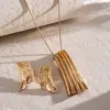 Collar geométrico original europeo y americano estilo metal con patrones cuadrados, cadena para clavícula exagerada personalizada transfronteriza, joyería simple y de alta gama