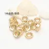 Miçangas Espaçadoras Conservadoras de Cor, Espaçadores de Miçangas em Formato de Flor, Acessórios para Joias de Pulseira e Colar DIY 14K, Miçangas Soltas, Atacado de Acessórios