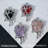 Cadena de Candado de Prisión Colgante de Corazón de Amor Encanto Líquido Dulce Fresco Materiales para Pulsera de Abalorios Hecha a Mano DIY Collar Pendiente Accesorios