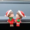Celebriedade da Internet Enfeites de Carro Atacado Carro Acessórios de Carro Boneca Casal Fofo Beijo Decoração de Carro Elétrico Enfeites
