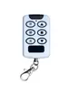 Control remoto de copia de par de 6 teclas 2 puertas 433 universal barrera puerta enrollable puerta retráctil puerta eléctrica puerta de garaje puerta corrediza control remoto