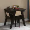 Mesa de Chá Móvel Sala de Estar Pequena Mesa de Jantar Mesa de Centro de Madeira Maciça Mesa de Cerimônia do Chá Apartamento Pequeno Uso Doméstico Cadeira de Rattan Trançado Combinação Conjunto de Três Peças