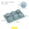 Molde de Silicona para Sopa Congelada Transfronterizo Bandeja de Hielo de 4 Compartimentos Caja de Almacenamiento de Suplementos Alimenticios para el Hogar Bandeja Congelada con Tapa