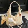 Bolsa Tote Casual de Design de Nicho Feminina 2024 Nova Mochila de Grande Capacidade Bolsa de Ombro Multifuncional Versátil