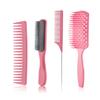 Peine de Peluquería Transfronterizo Amazon Peine de Masaje con Bolsa de Aire Peine de Tabla Grande Shun Cabello Seco y Húmedo Doble Uso Set de Peine de Cola de Cuchillo Grande