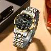 LIGE/Nuevo Reloj de Pulsera de Cuarzo de Moda para Negocios con Esfera Grande para Hombre Multifuncional Luminoso Impermeable
