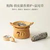 Quemador Aromaterapia Gato Juguetón Cerámica Quemador Té Difusor Ambiente Hogar Chimenea Lavanda Cedro Estufa para Quemar