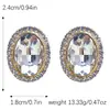 Pendientes de plata S925 aguja de plata lujo ligero alta calidad retro pendientes de esmeralda temperamento femenino diseño nicho pendientes pendientes al por mayor