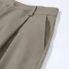 Shorts de trabajo retro estilo japonés Rumeng, básicos, plisados, de pierna ancha, para hombre, verano, holgados, rectos, casuales