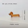 Estatueta de Cachorro Feita à Mão em Vidro Zibo, Decoração de Mesa para TV, Paisagismo de Aquário Micro-Paisagem, Animal Ecológico