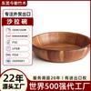 Fábrica de Comercio Exterior de Dongguan, vajilla de madera, frutero de madera personalizado, cuenco divisor de madera maciza, cuenco de sopa de madera, ensaladera de madera