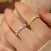 Anel de Prata Esterlina 925 com Estrela de Quatro Pontas e Diamante para Mulheres, Anel de Dedo Indicador Medieval de Nicho, Anel Aberto Escovado de Alta Qualidade, Novo