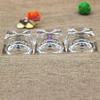 Base de bola de cristal de 6 cm Suporte de lâmpada de cristal de 8 cm Suporte de lâmpada de cristal colorido suporte de lâmpada LED eletrônico