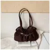 Ruien 2026 Nuevo Estilo Coreano Bolso de Hombro Único Bolso Tote Moda Simple Plisado Bolso Nube Gran Capacidad Moderno