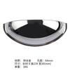 Tirador de concha semicircular de aleación de zinc simple para puerta de armario de cocina con cajón montado en Ming