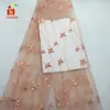 Bordado de lentejuelas vestido nuevo vestido bordado de mariposa tela punto tela bordada con cuentas