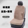 Almofada de Pelúcia para Assento de Carro de Inverno Peça Única Sem Encosto Almofada Espessa de Algodão Almofada Aquecida para Banco Dianteiro Almofada Quadrada Única