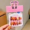 Magic Child Na Zha Pegatinas para Uñas Infantiles Niñas Pequeñas Usan Pegatinas para Uñas Removibles Niñas Impermeables Pegatinas de Arte para Uñas