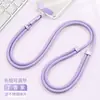 Cordón para teléfono móvil, bandolera, longitud ajustable, con junta de acero inoxidable, tejido antipérdida, cuerda larga de poliéster.