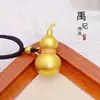 Agitar el mismo arena vietnamita oro ocho tesoros brújula cabeza de Buda calabaza colgante femenino largo no se decolora cuerda negra collar al por mayor
