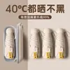 Sombrilla de Capsule con 50% de descuento, Protección UV, Compacta y Portátil, para Mujer 1:1 Paraguas de doble uso para sol y lluvia